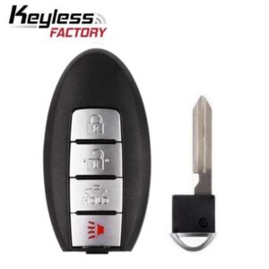 i23 2013-2019 Nissan Sentra Versa Leaf / 4-Button Smart Key / PN: 285E3-3SG0D / CWTWB1U840 (RSK-NIS-SEN4)